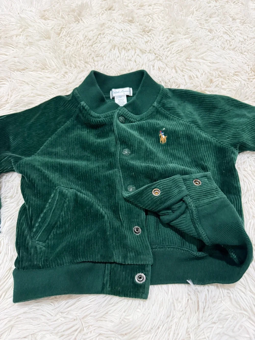 Polo Ralph Lauren Baby 2-Pc. Corduroy Jacket & Pants Set - Size 9 Months